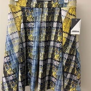 Women’s Multi-Color Plaid A-Line Skirt